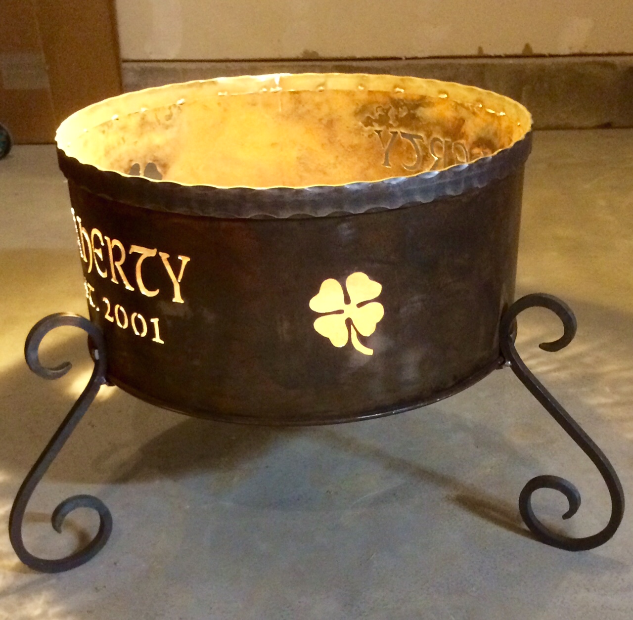 Personalized Fire Pits Have Your, Celtic Fire Pit
